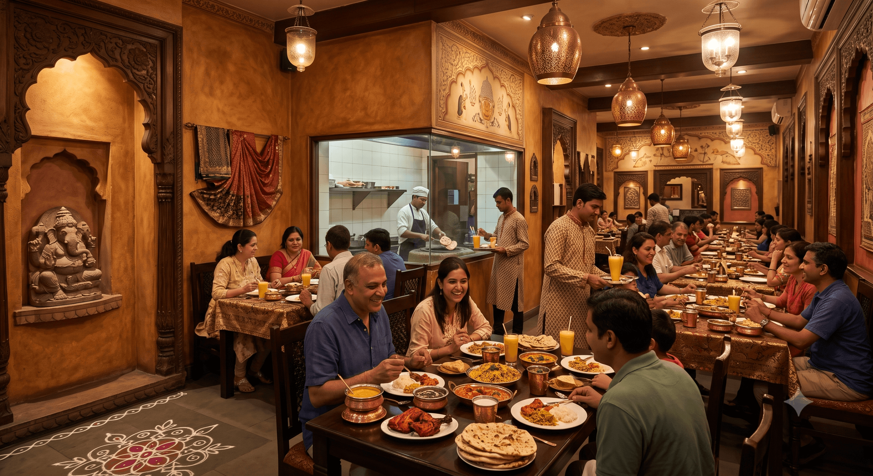 Fine dining restaurant experience